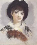 Edouard Manet Portrait de La comtesse Albazzo (mk40) oil painting picture wholesale